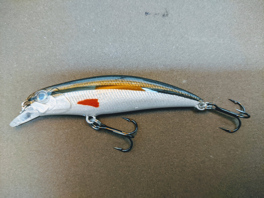 bullnose fishing lure Dark Redfin Black Nose Dace Lure 1/8 oz – ACE of Dace Lures